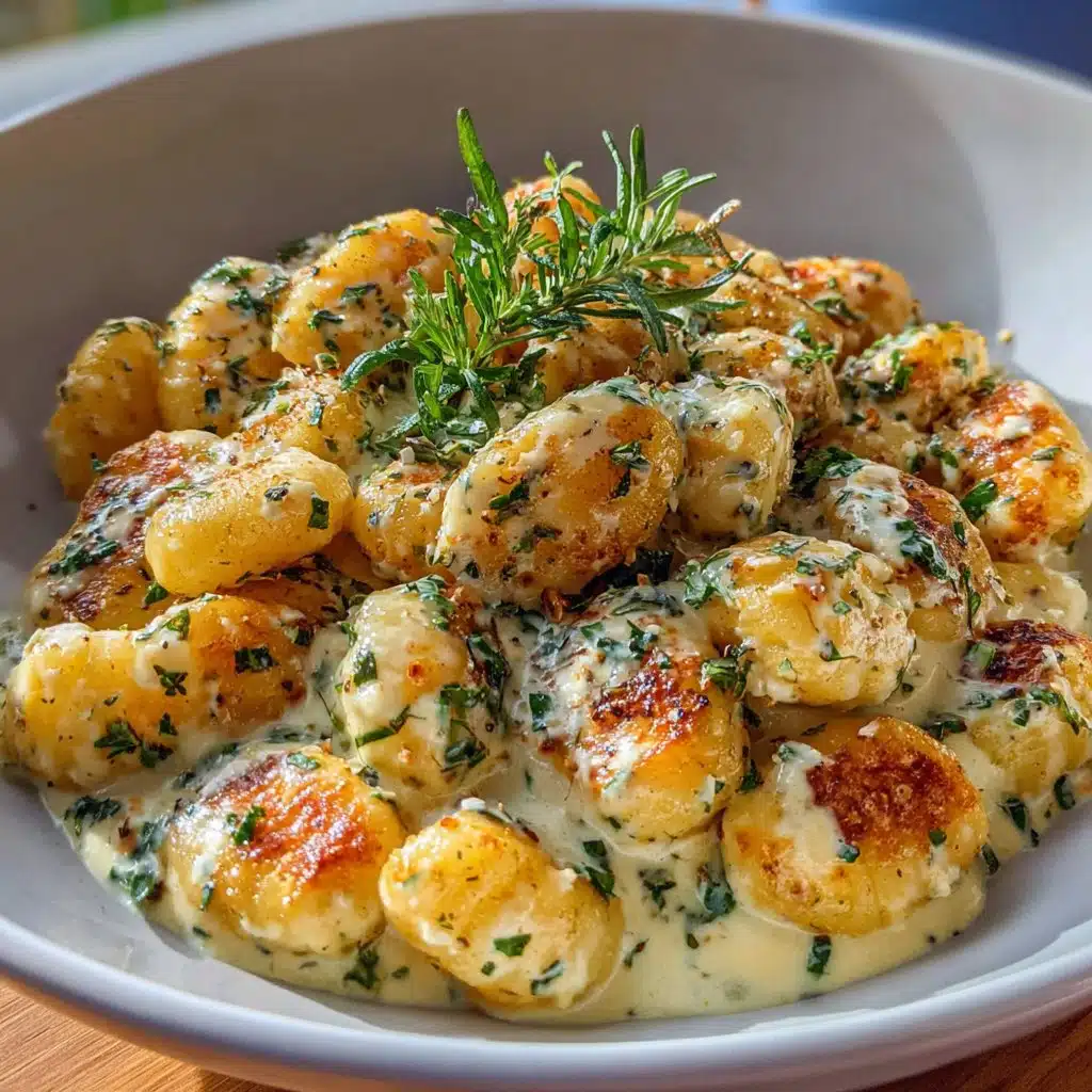 Millionaire Gnocchi with Creamy Sauce