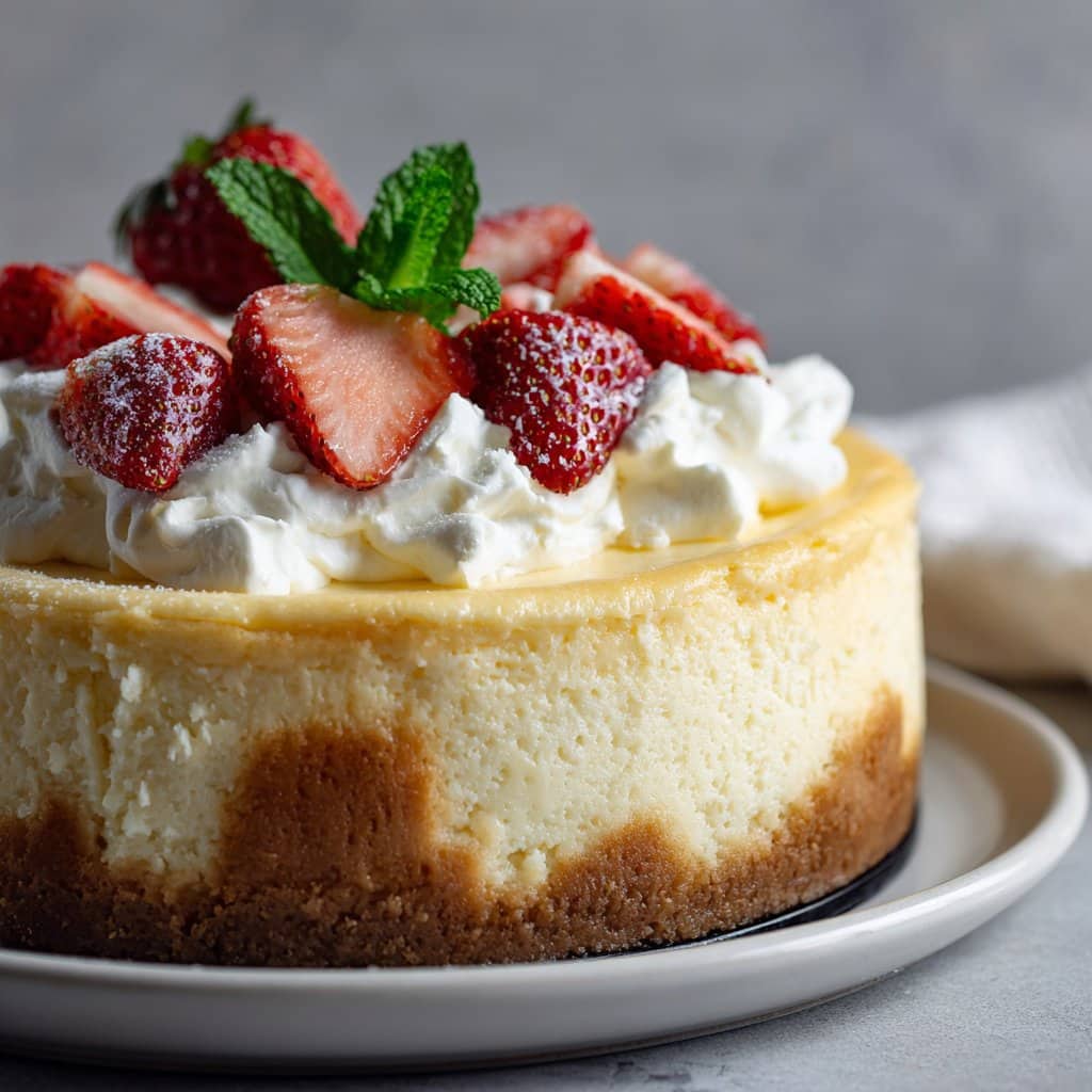 One Pot White Chocolate Cheesecake