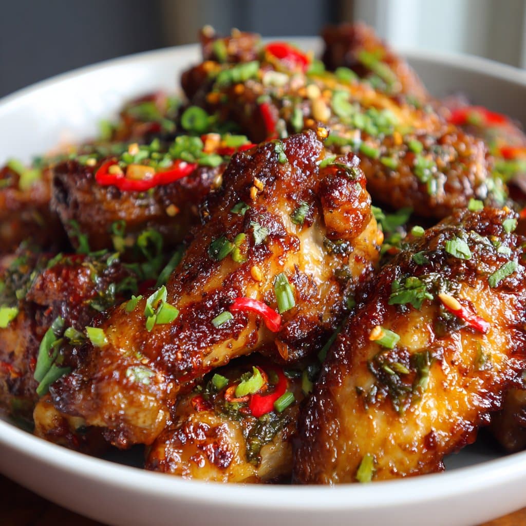Sweet Spicy Chicken Wings