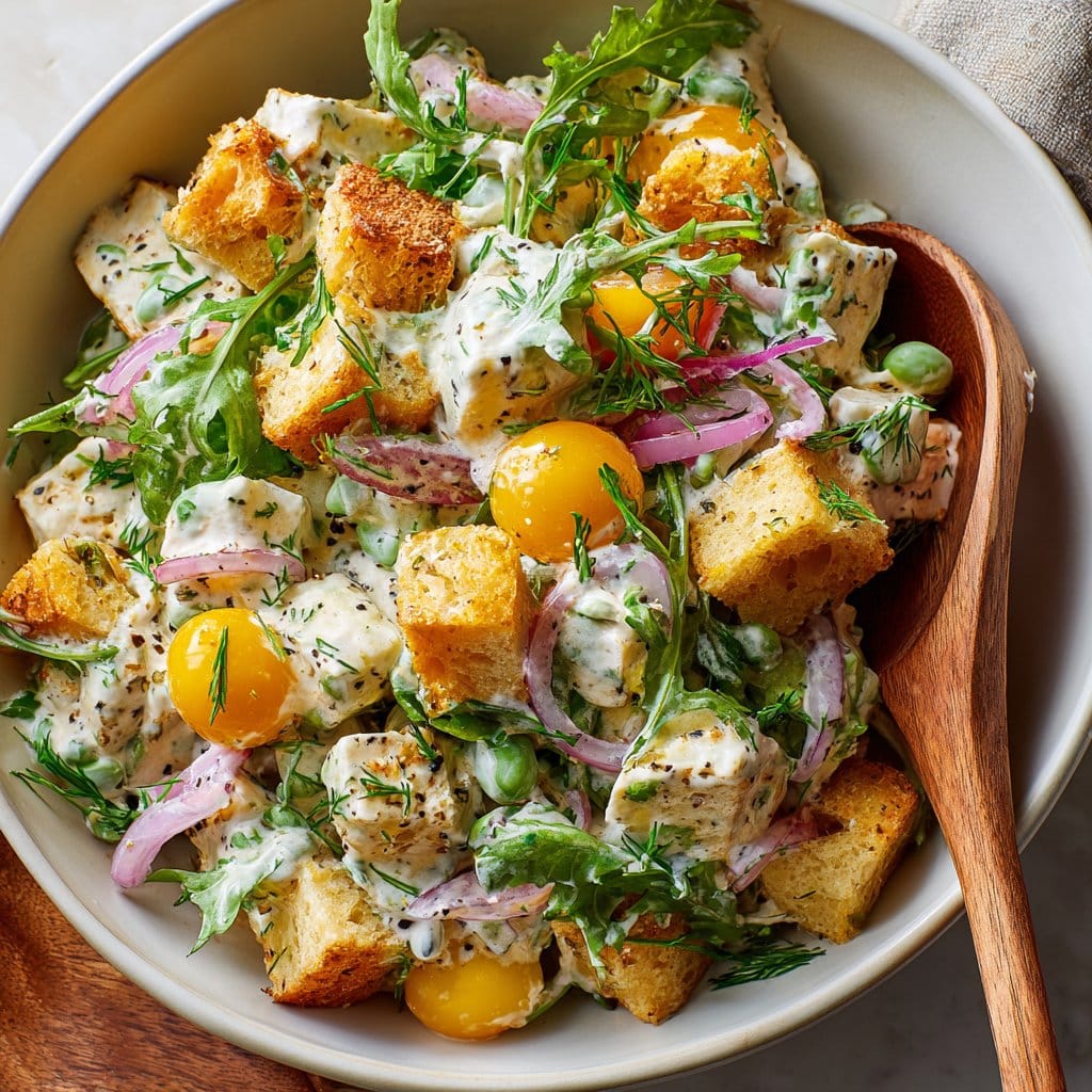 Southern Sweet Pea Salad with Mayo