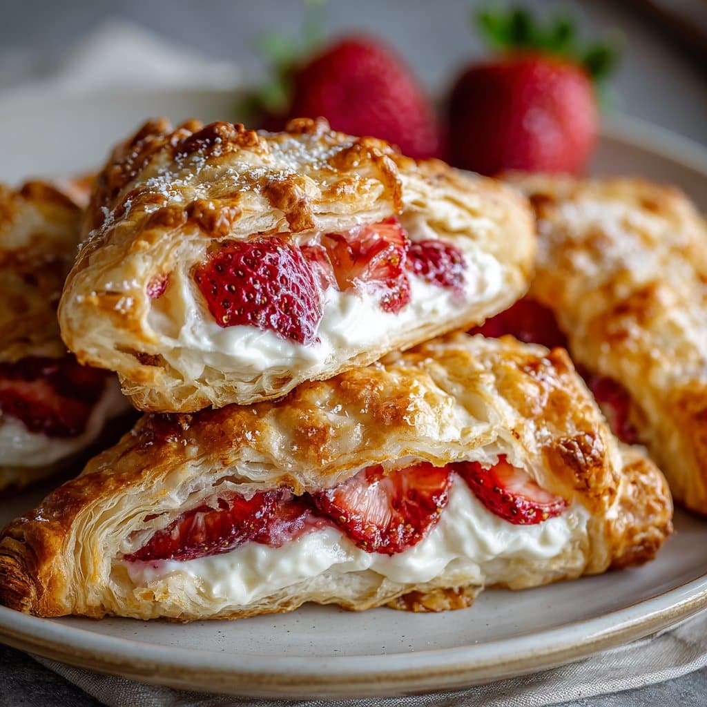 Strawberry Cream Cheese Turnovers