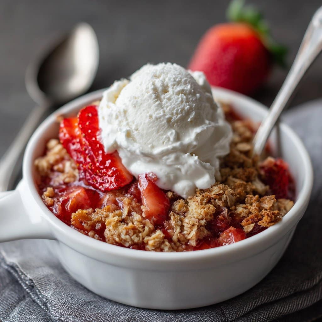 Strawberry Rhubarb Crisp