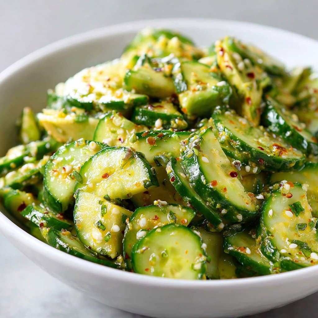 Cucumber Avocado Salad