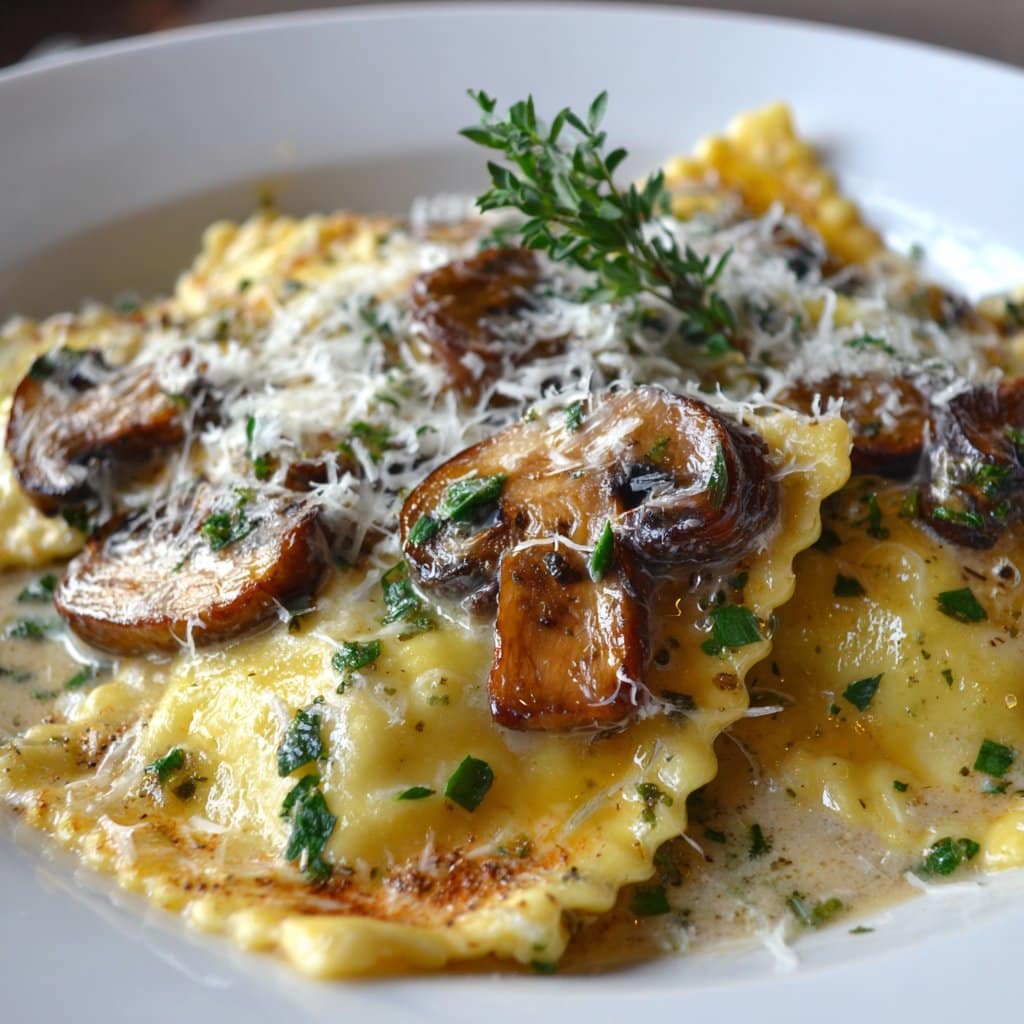 Mushroom Ravioli