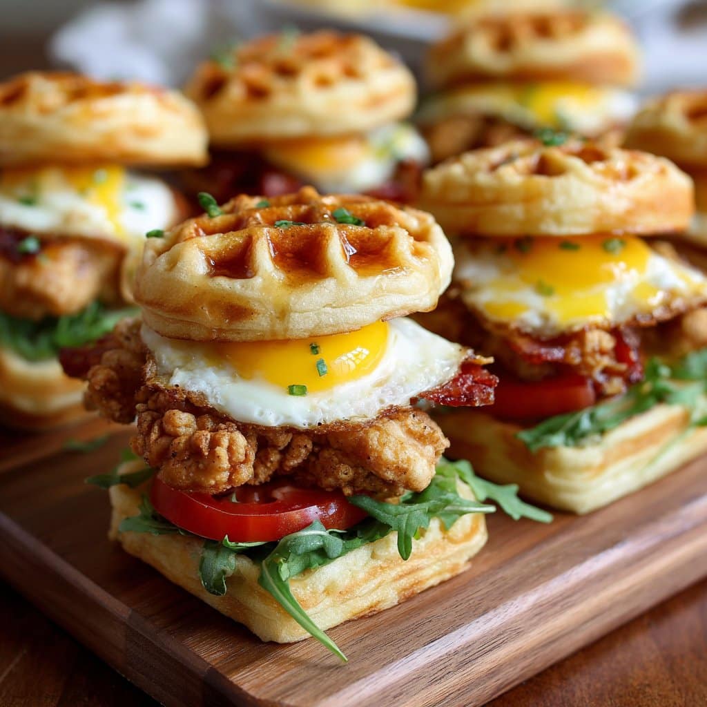Mini Chicken and Waffle Sliders – The Brunch Upgrade You Need