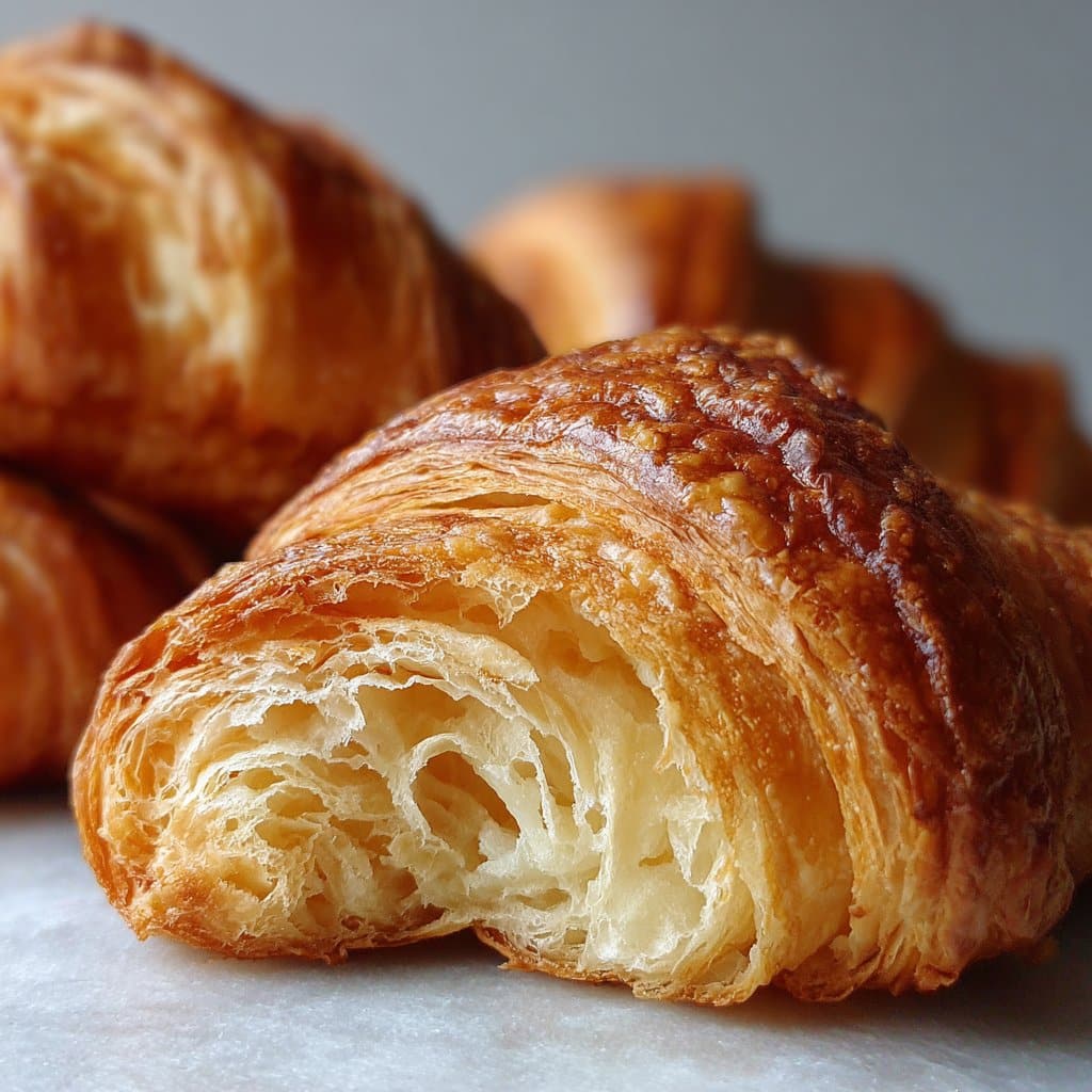 Homemade Croissants with Buttery Flaky Layers