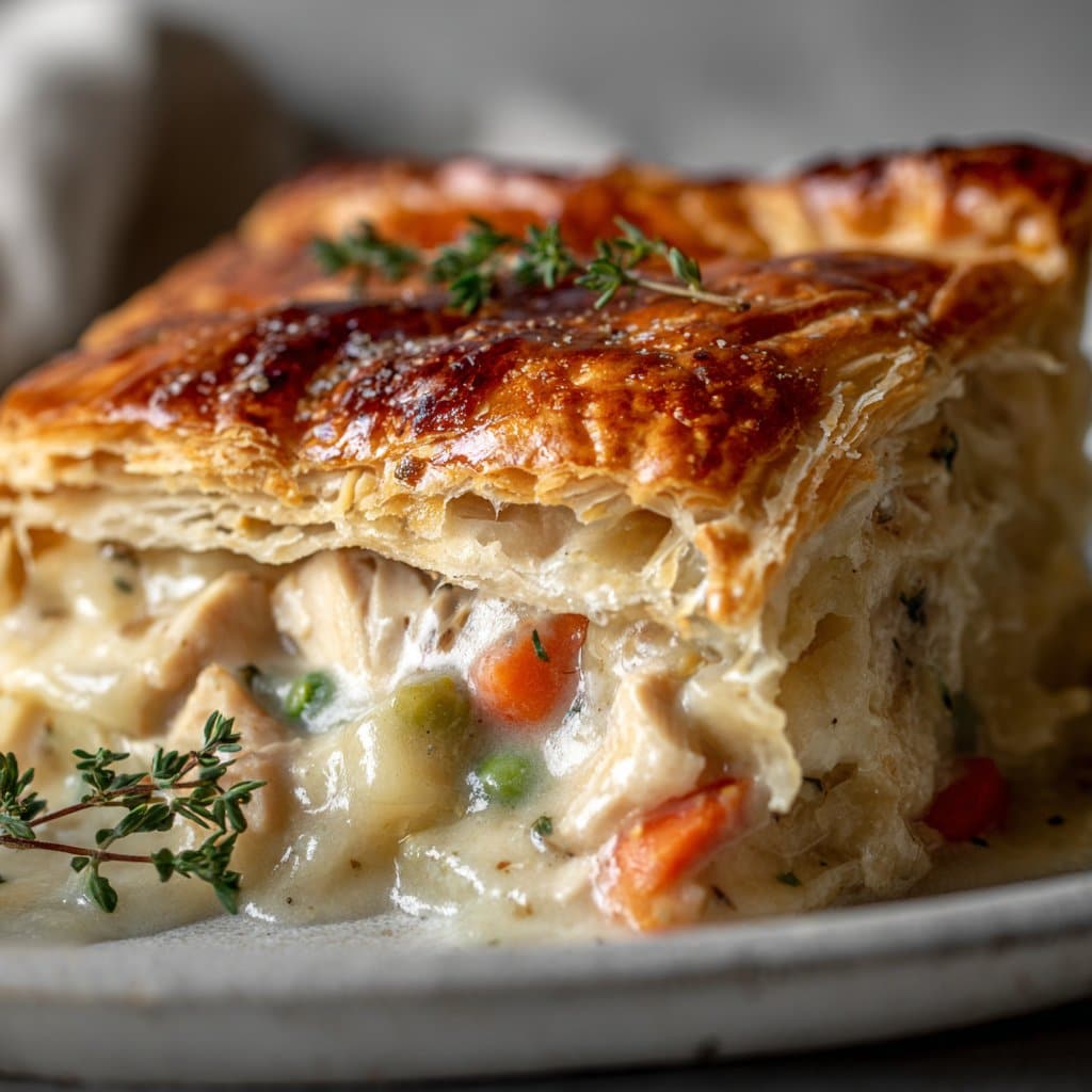 Classic Chicken Pot Pie with Flaky Pie Crust