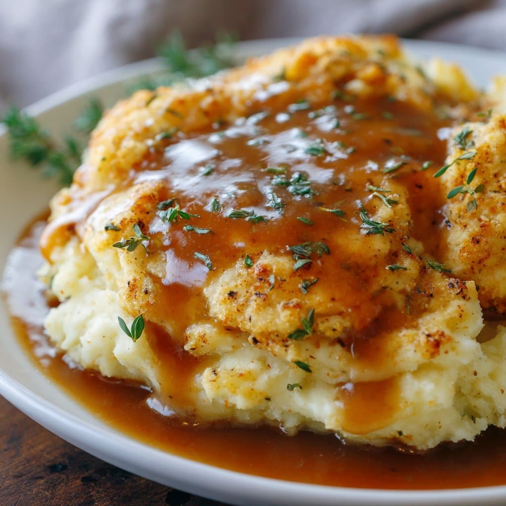 KFC Copycat Mashed Potatoes with Gravy