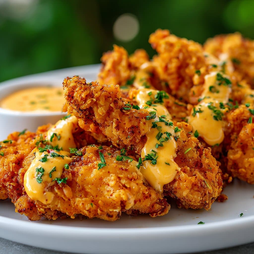 Popeyes Copycat Chicken Tenders with Spicy Mayo