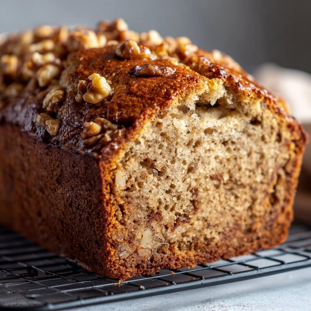Banana Bread Recipe with Walnuts and Cinnamon