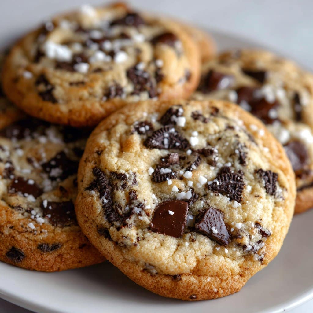 Oreo Chocolate Chip Cookies with Crunchy Edges