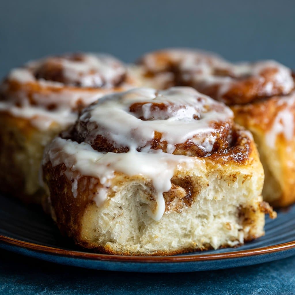 Sourdough Discard Cinnamon Rolls with Cream Cheese Glaze
