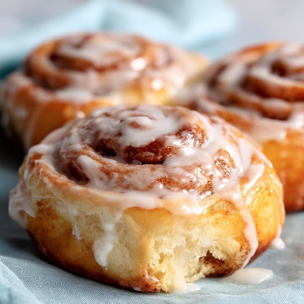 Sourdough Discard Cinnamon Rolls with Vanilla Glaze