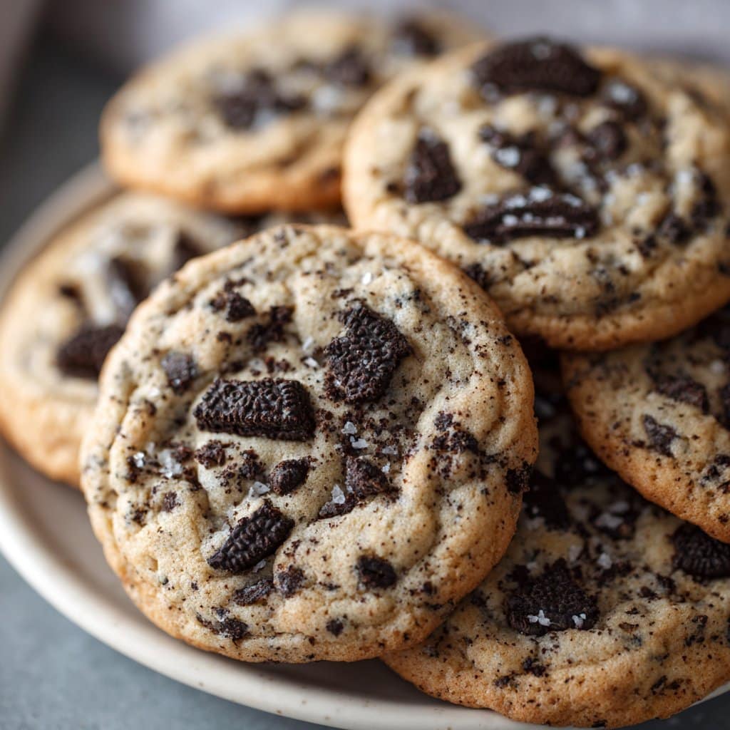 Oreo Chocolate Chip Cookies with Gooey Texture