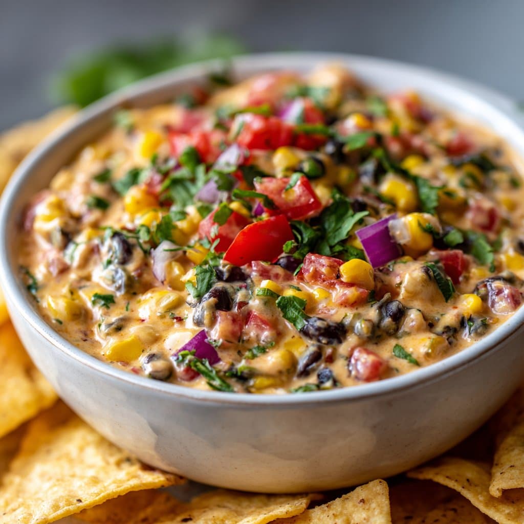 Creamy Cowboy Caviar Dip