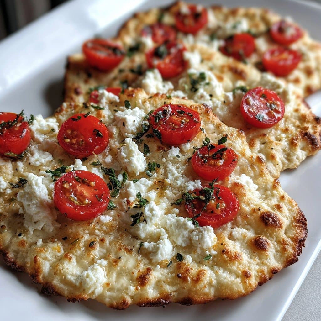 2-Ingredient Cottage Cheese Flatbread