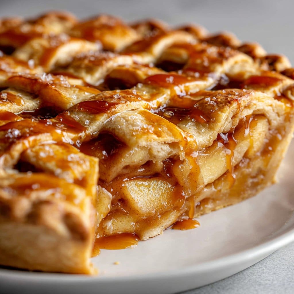 Caramel Apple Pie Recipe with Homemade Caramel Filling