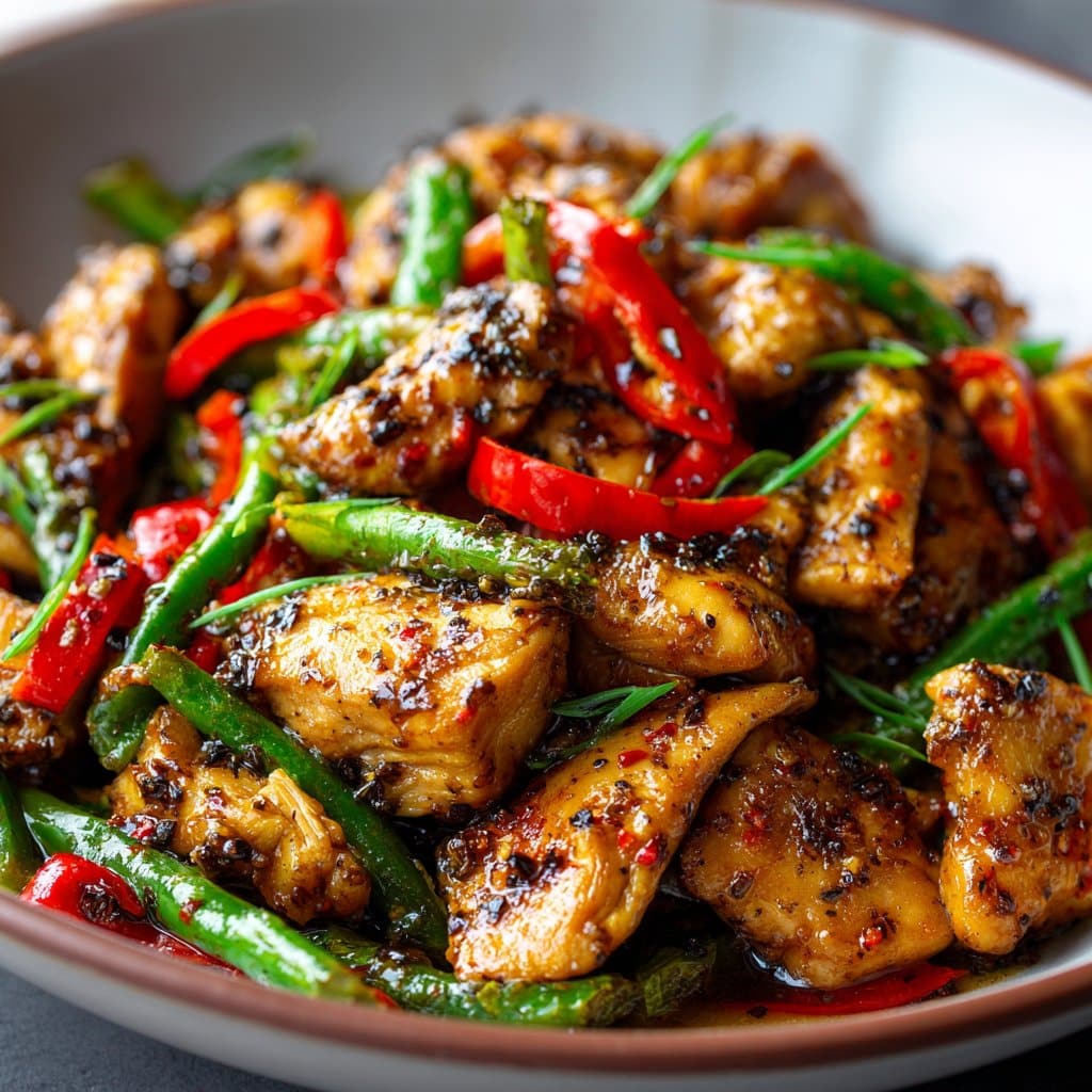 Black Pepper Chicken Stir-Fry in 20 Minutes