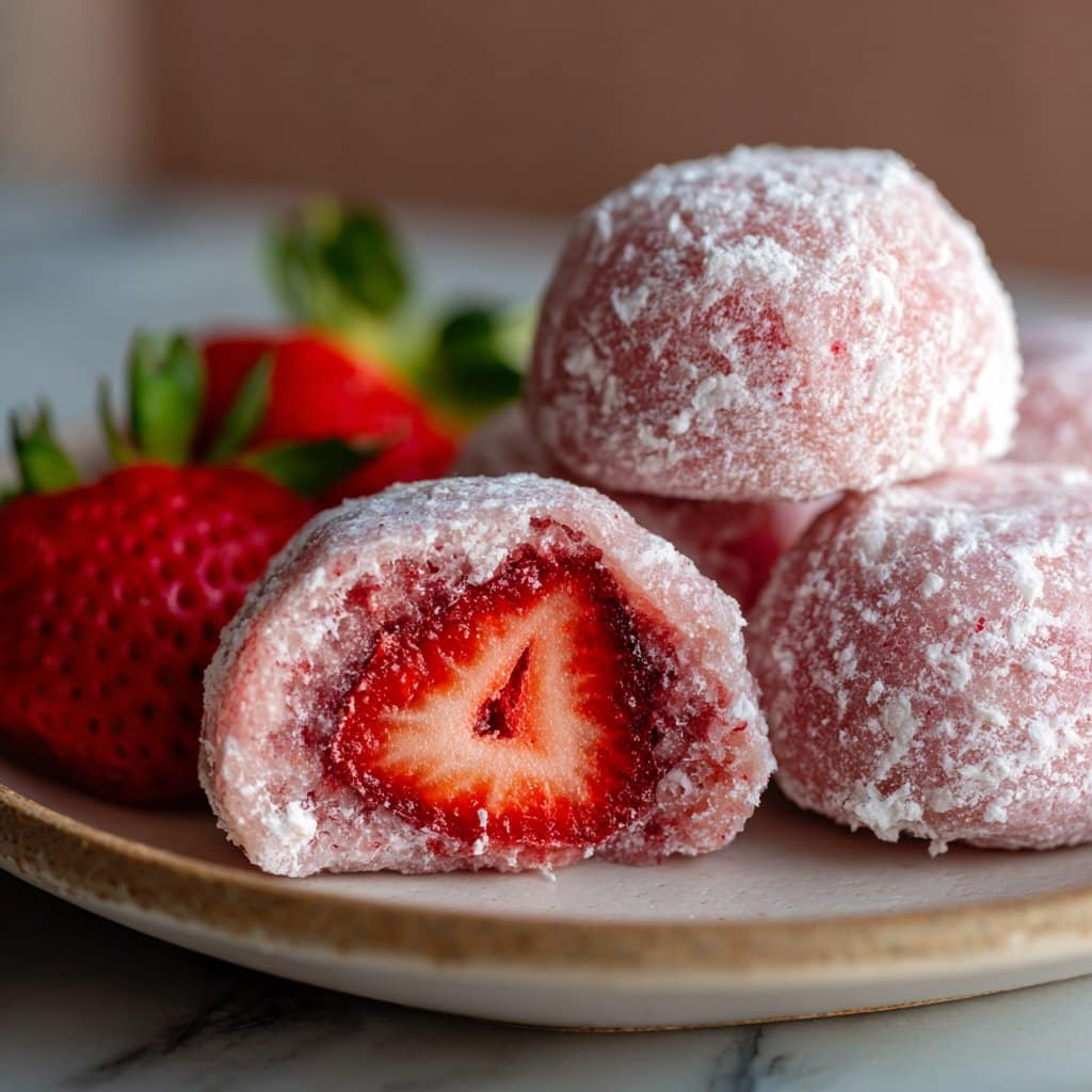Strawberry Mochi Recipe – Chewy & Sweet