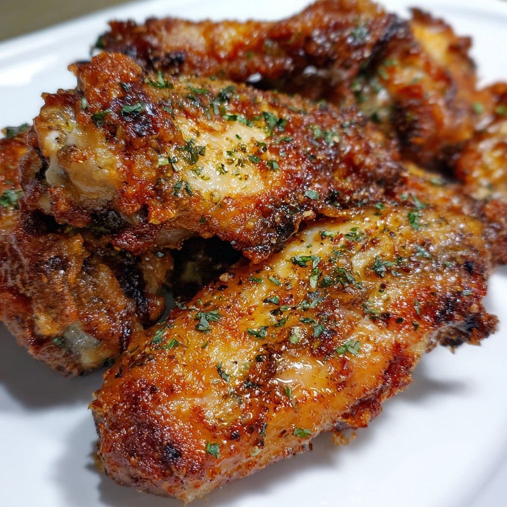 Air Fryer Frozen Chicken Wings (Crispy Trick!)