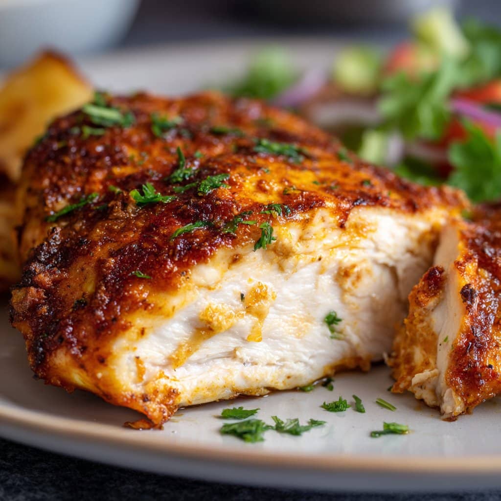 Juicy Air Fryer Chicken Breast in 15 Minutes