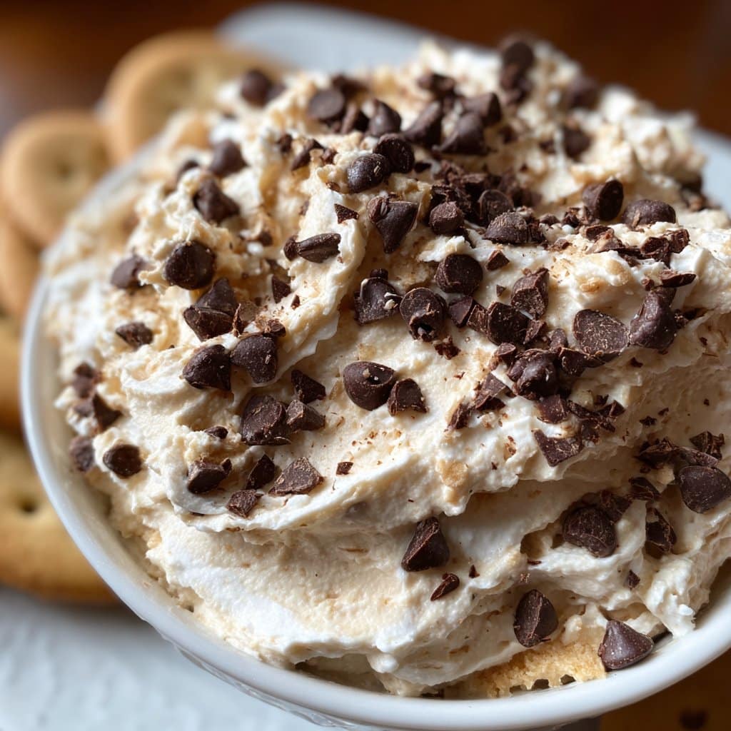 Chocolate Chip Cookie Dough Dip (5 Mins!)