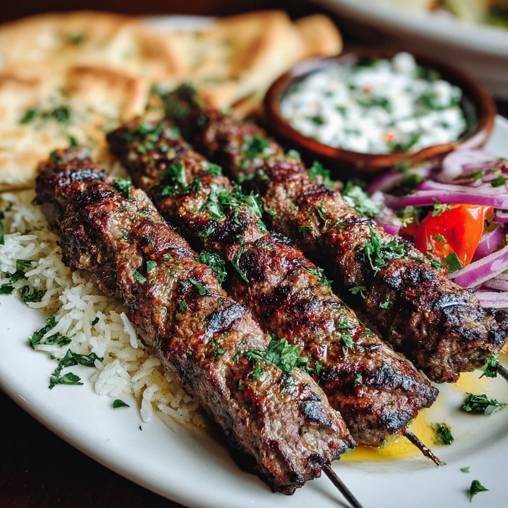 Juicy Kafta Kabob – Lebanese Grill Classic
