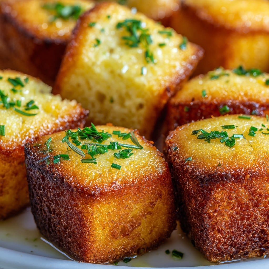 Honey Butter Cornbread Poppers – Sweet & Savory