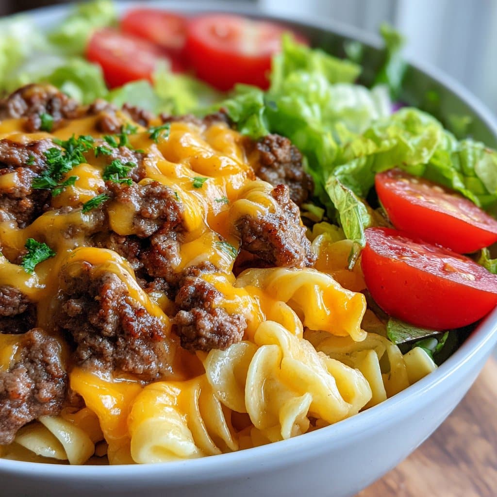 Big Mac Salad Recipe – Cheeseburger in a Bowl