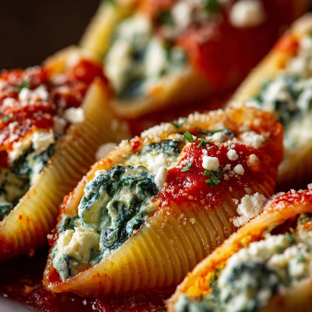 Stuffed Shells Recipe with Spinach and Ricotta