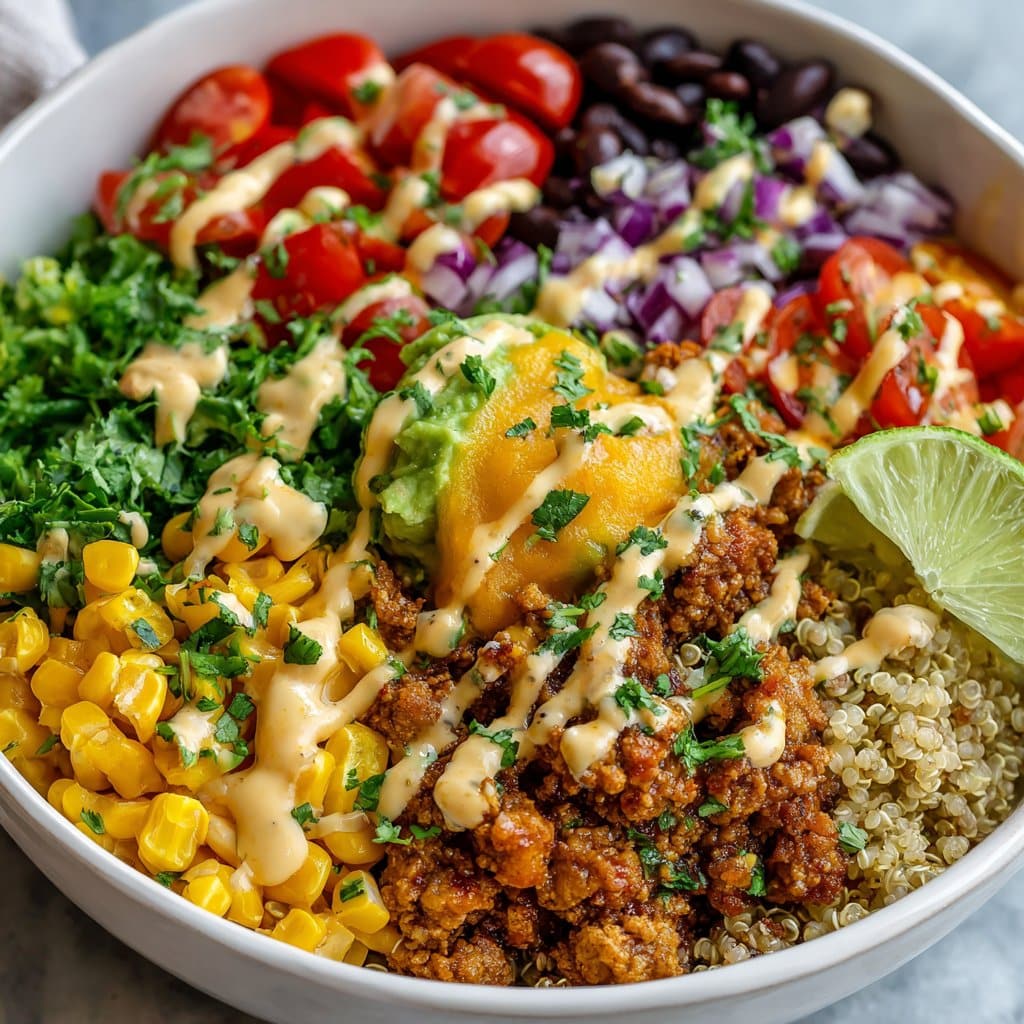 Best Quinoa Taco Bowl – Colorful & Healthy Dinner
