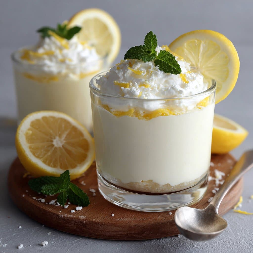 Cottage Cheese Lemon Mousse – Light and Tangy Dessert