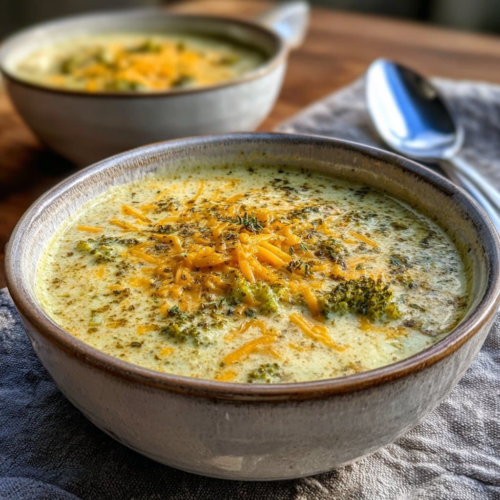 Keto Broccoli and Cheese Soup