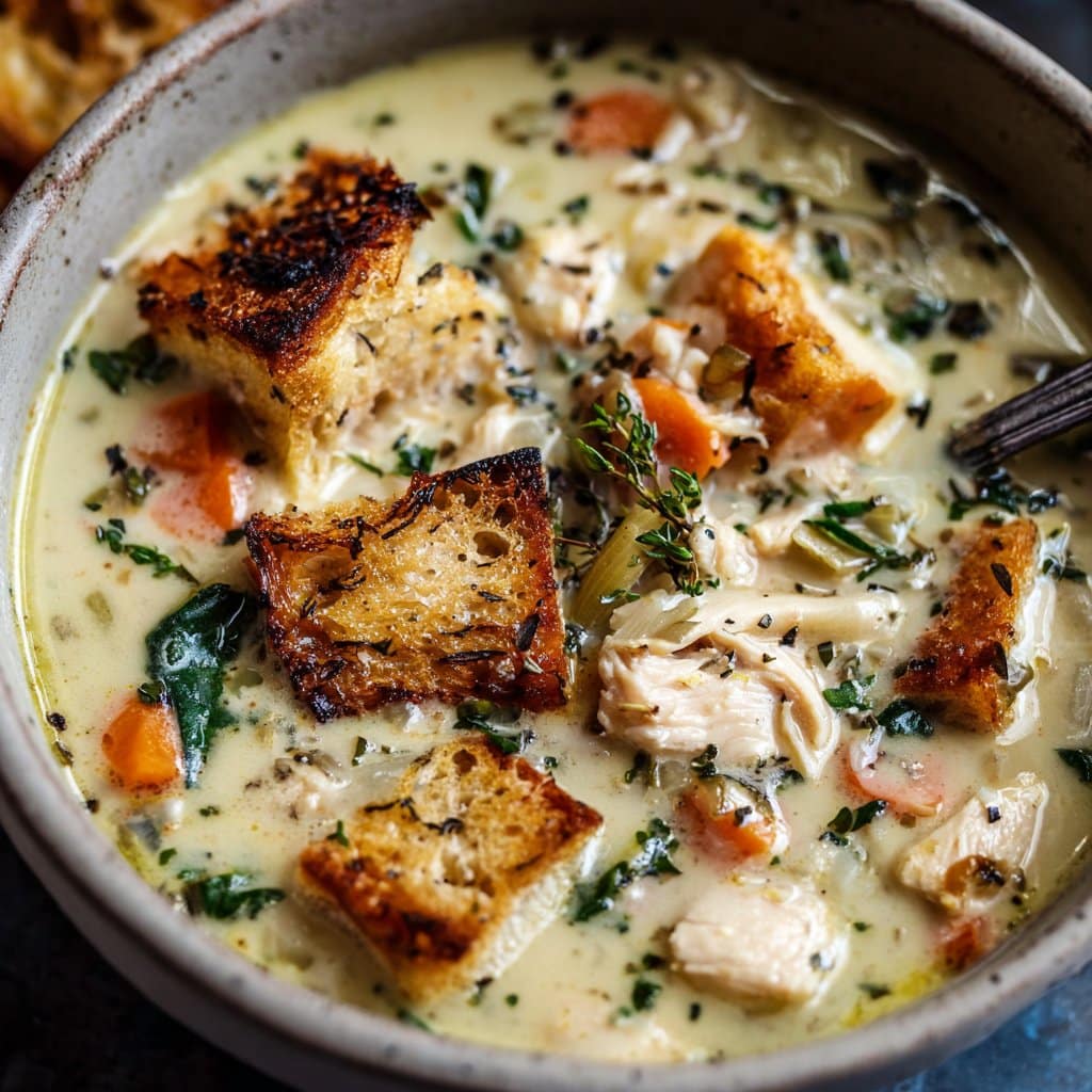 Marry Me Chicken Soup with Creamy Sauce