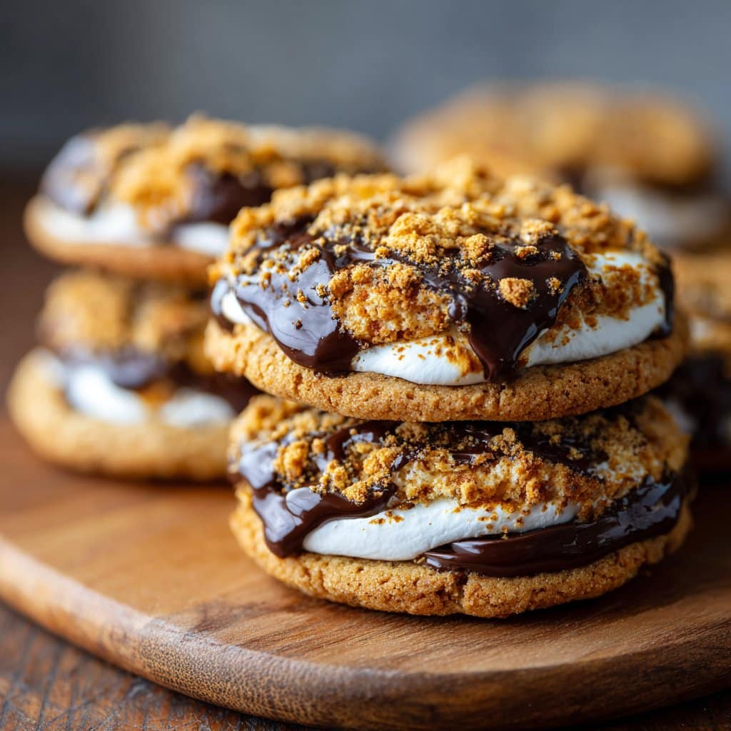 Pumpkin S'mores Cookies for Fall Treats
