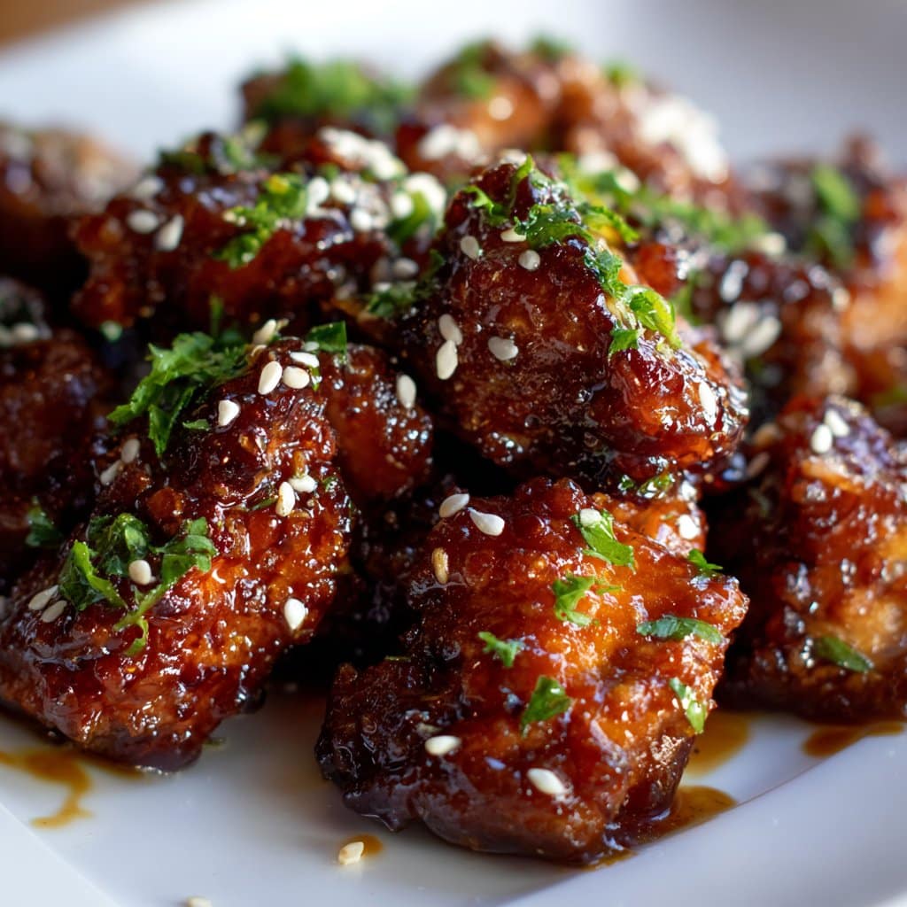 Sticky Chinese Honey Garlic Chicken