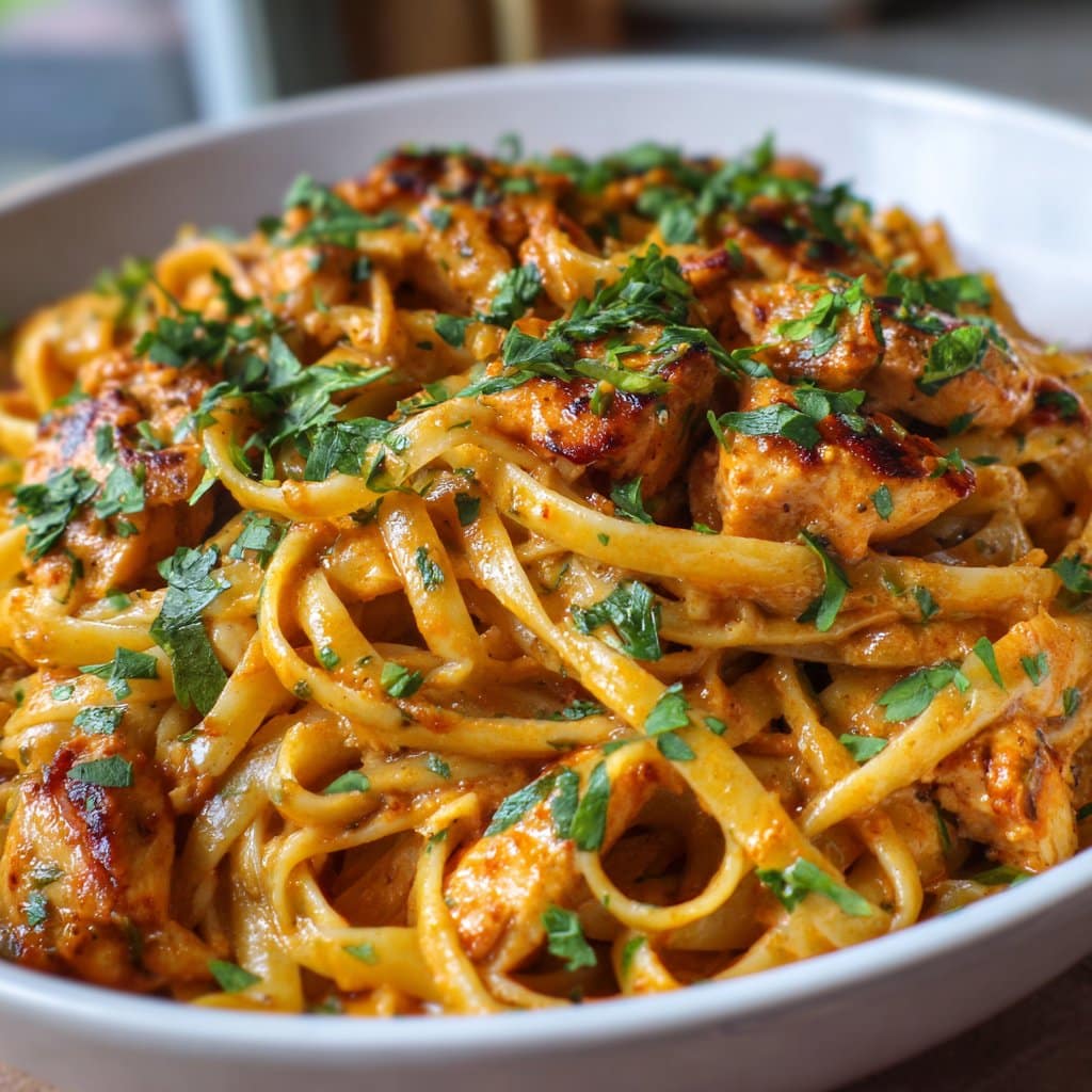 Cowboy Butter Chicken Linguine Recipe