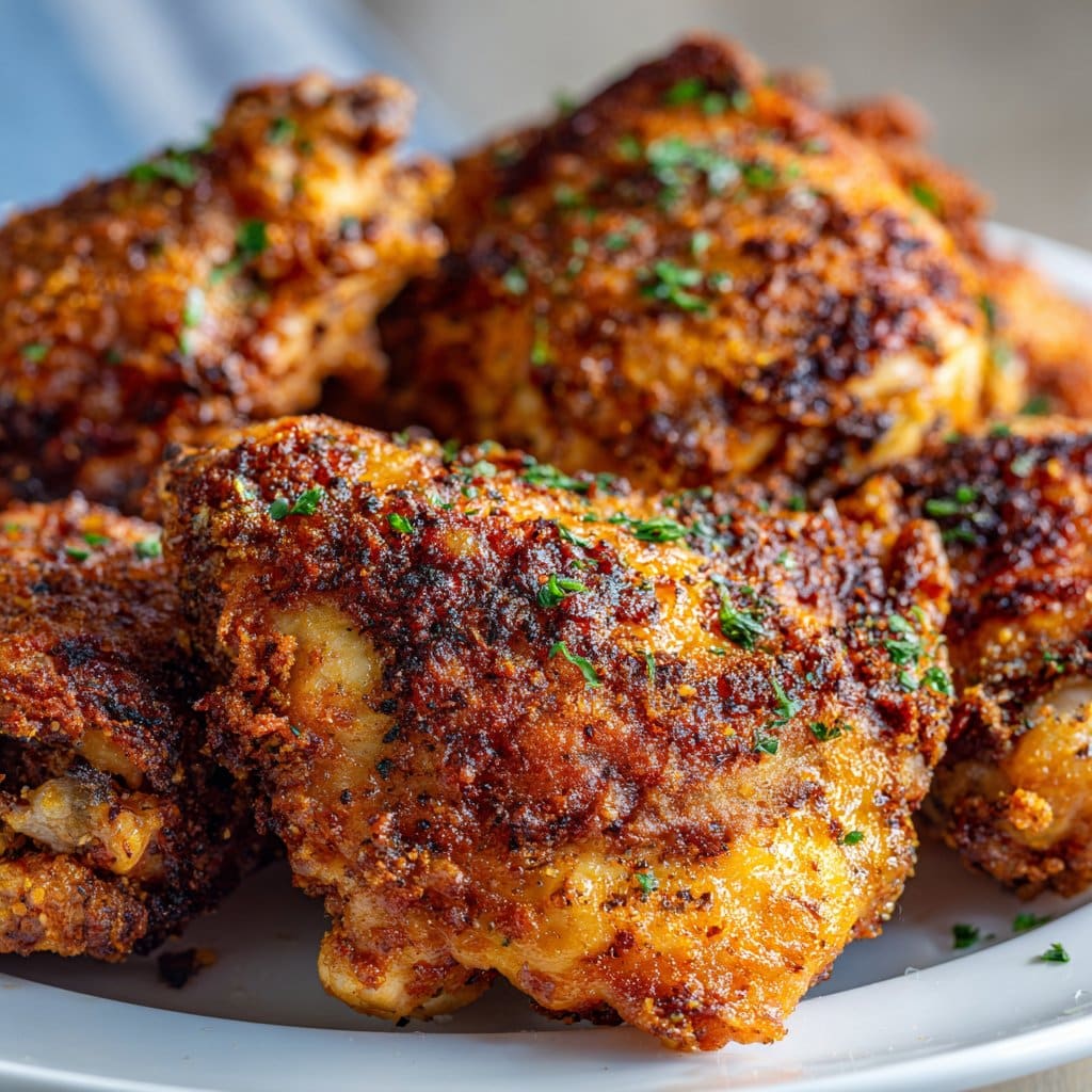 Crispy Air Fried Chicken Thighs Recipe