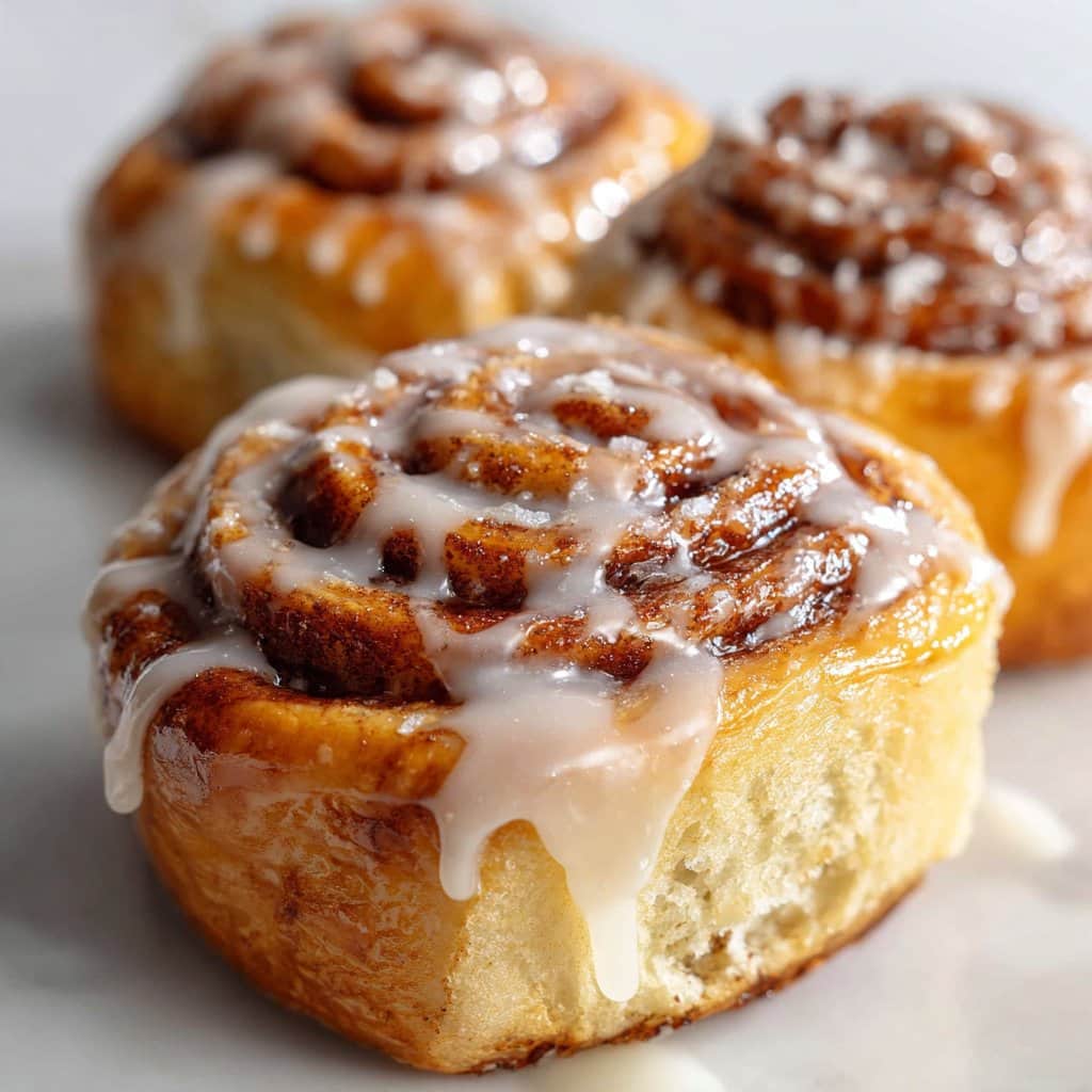 Homemade Chai Cinnamon Rolls with Glaze