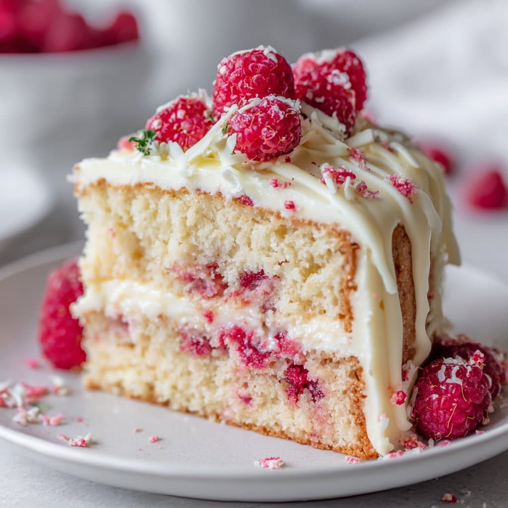 White Chocolate Raspberry Cake Recipe