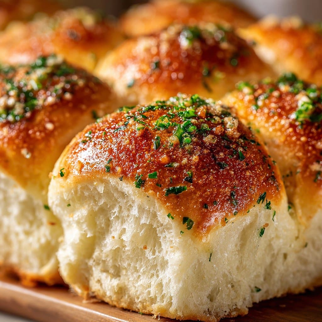 Homemade Garlic Bread Rolls (Soft & Fluffy)