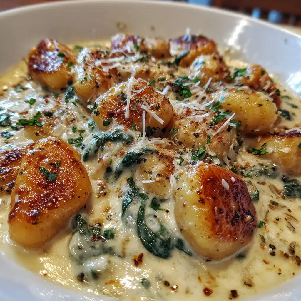 Millionaire Gnocchi with Creamy Sauce