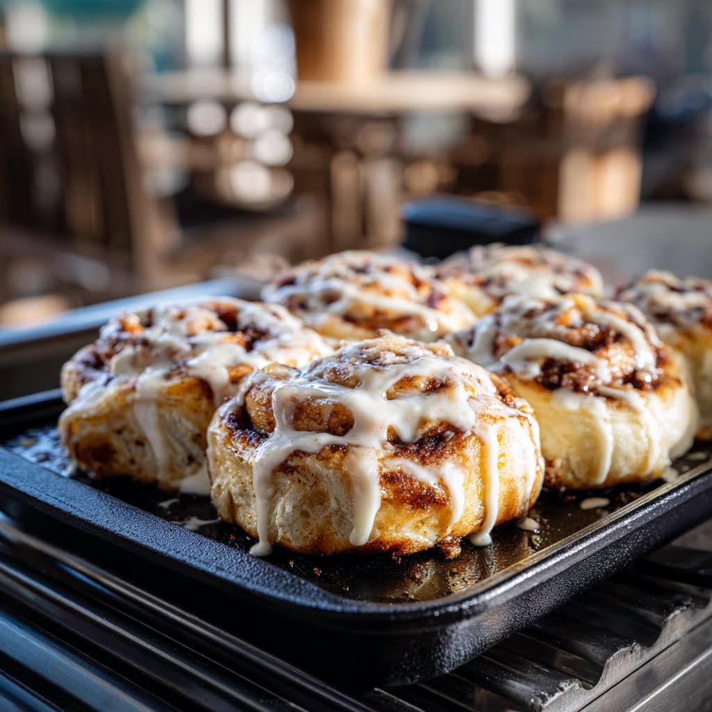 Blackstone Griddle Cinnamon Rolls