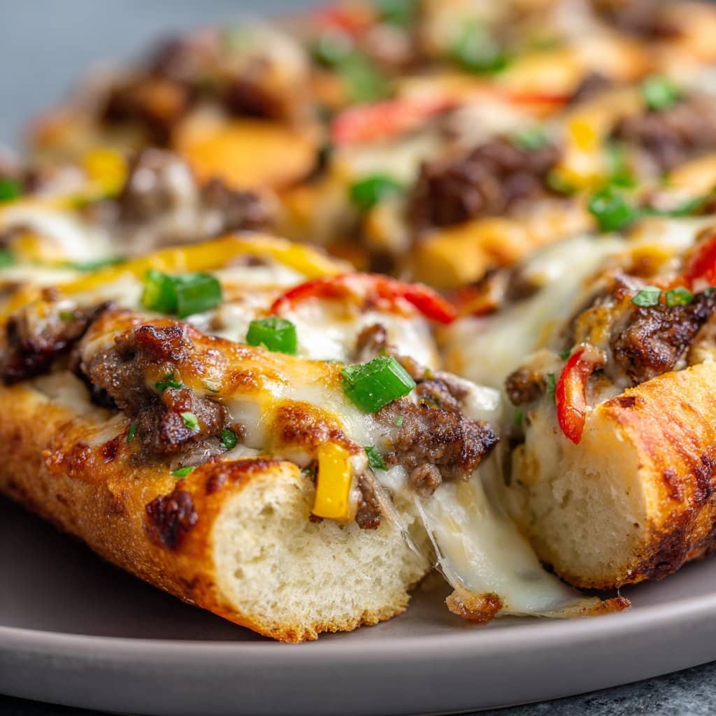 Philly Cheesesteak Stuffed Breadsticks