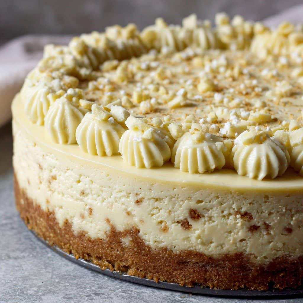 One Pot White Chocolate Cheesecake