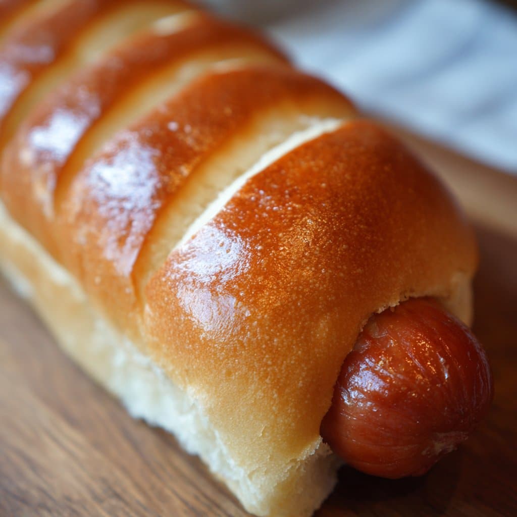 Fluffiest Hotdog Wool Bread Roll