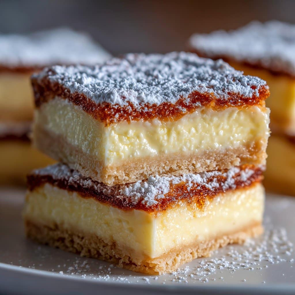 Vanilla Custard Cream Squares