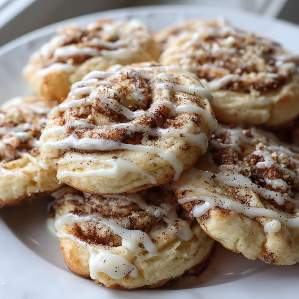 Cinnamon Roll Cookies (Quick Dough!)