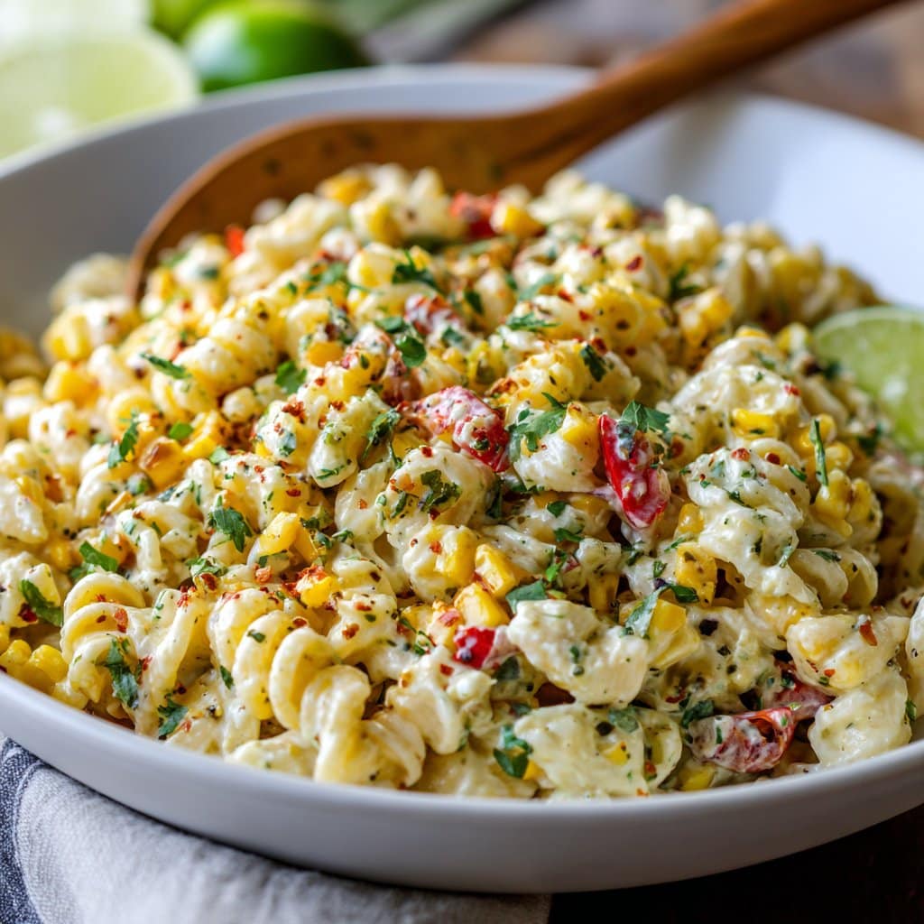 Street Corn Pasta Salad (Easy Side!)