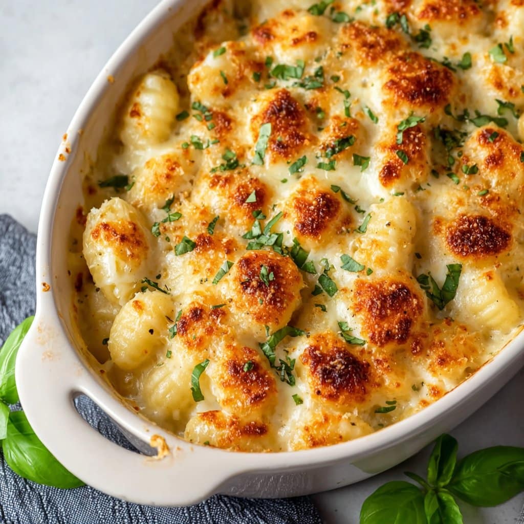 Baked Gnocchi Mac and Cheese